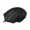Redragon M908 12400 DPI Impact MMO игровая мышь 18 программируемых кнопок Регулируемый вес картридж 12 боковых кнопок
