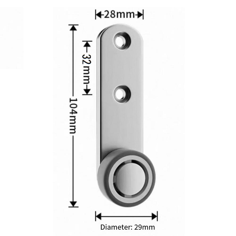 1 шт. Мебельные ролики Колесо поддержки провисания деревянной двери Дверные шкивы Боковое направляющее колесо Подвесные колеса для деревянной двери