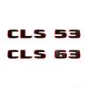 2024 New style Two tone Letters Numbers Emblem CLS53 CLS63 for Car Fender Trunk Rear C257 Sticker for benz car sticker emblem