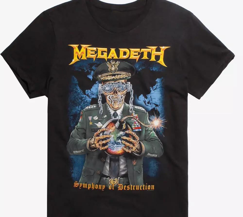 Megadeth Symphony Of Destruction Унисекс Футболка Все Размеры RI_232 Унисекс Футболка