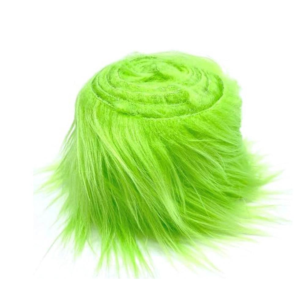 1.5M Faux Fur Ribbon Solid Color Sewing Fabric New Plush Fur Stripe  Christmas Decorations