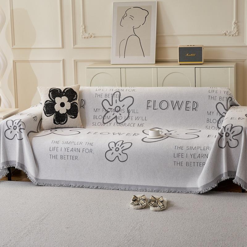 Двустороннее легкое роскошное полотенце из шенилла для дивана, чехол для дивана, универсальная ткань для дивана на все времена, одеяло для дивана