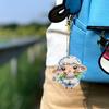 FineGood Animal Diamond Art Painting Keychain Kit 5D Diamond Art Suncatcher Kit Crystal Diamond Keychain DIY Carft 8 Pieces for Hanging Decorations