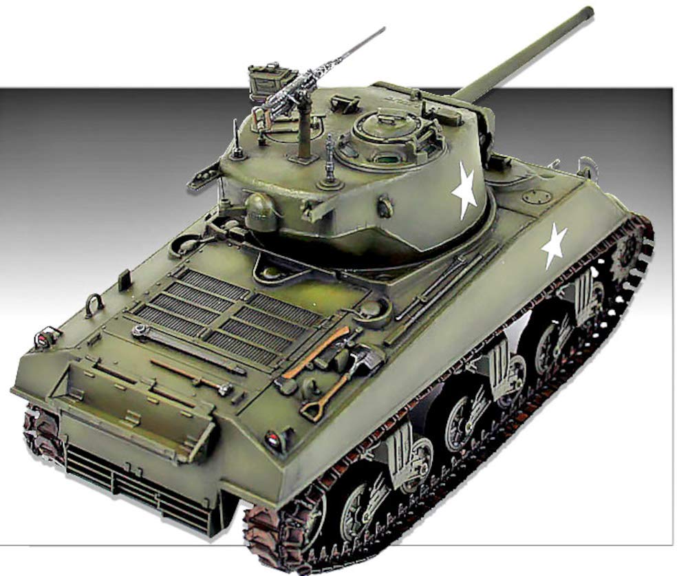 Academy Scale US Army Sherman Battle of the Bulge Plastic Model Kit 13500 1/35 M4A3(76)W