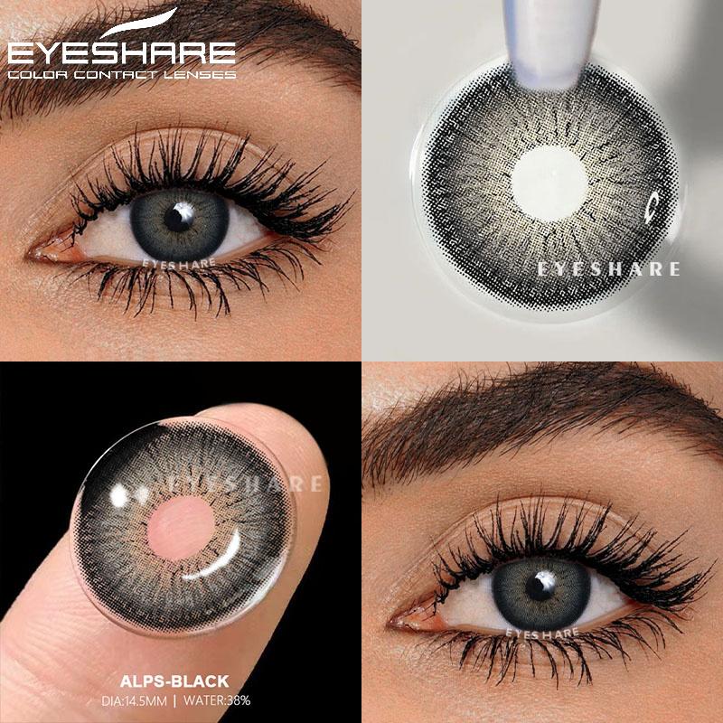 1 Pair Colored Contact Lenses Natural Look Gray Eye Lenses Brown Contacts Blue Lenses Green Eye Contacts Color Eye Lens
