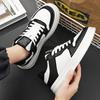 2025 Leather Men Casual Shoes Lightweight Mens Running Shoes Platform White Sneakers Outdoor Breathable Sport Shoes Tennis Shoes