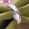 925 Sterling Silver Heart Lock Ring Jewelry