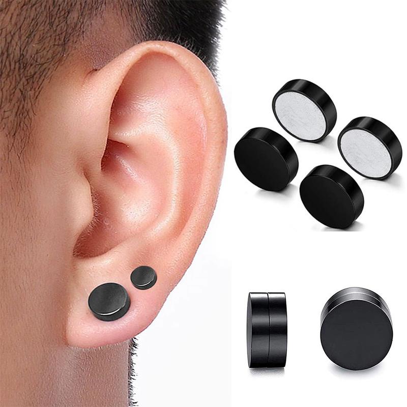 12 пар панк титановая сталь мужские сильные магнитные клипсы для ушей для мужчин и женщин магнитные серьги не пирсинг ювелирные изделия подарок