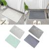 Bath Mat Quick Drying Diatomaceous Floor Rug for Bathroom and Kitchen Absorbent Earth Mat Easy Clean Bathmat Door Mat