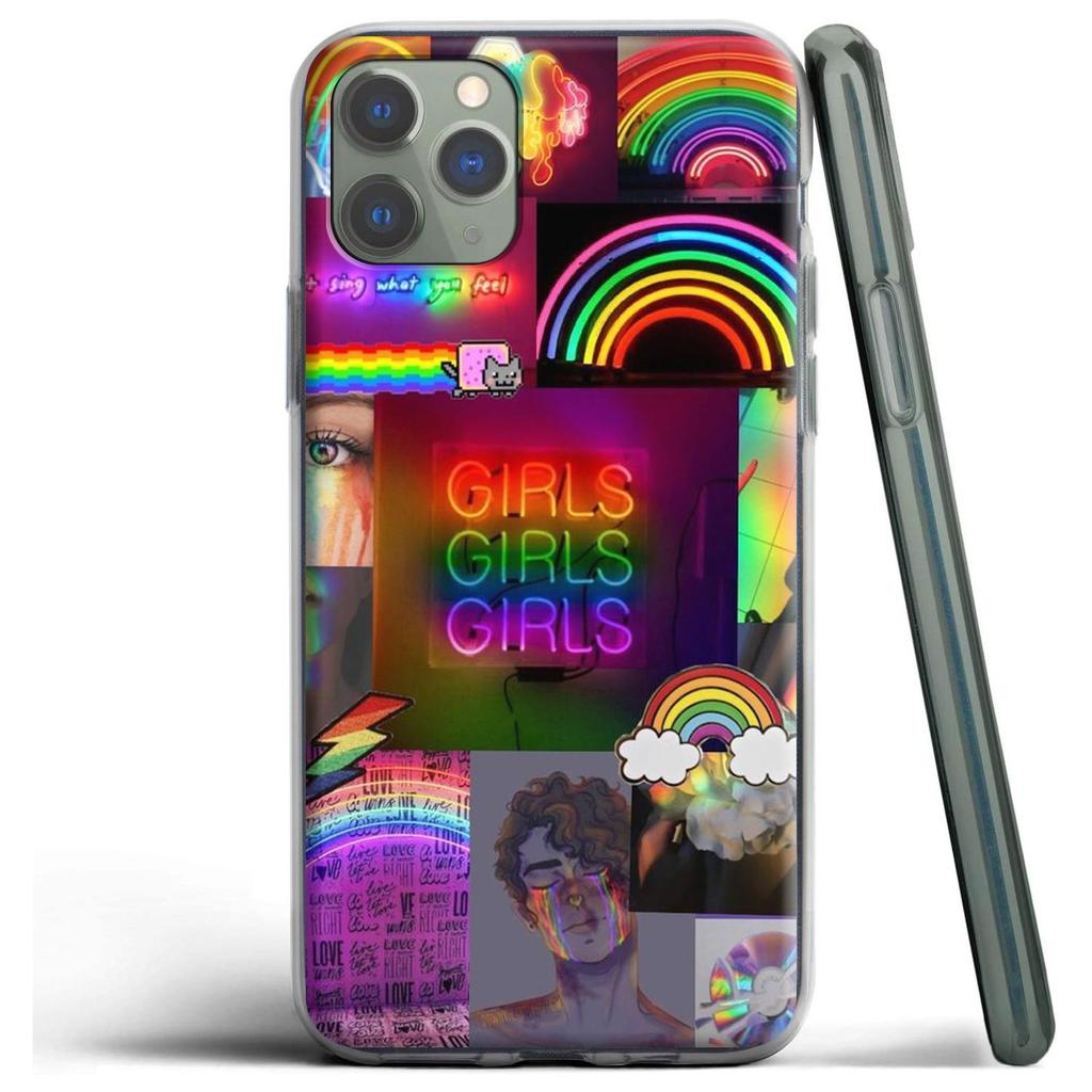 Силиконовый чехол для геев и лесбиянок ЛГБТ «Радуга Прайд» для Apple iPhone 12 Mini 11 Pro SE XS X XR Max 8 7 6S 6 Plus 5S