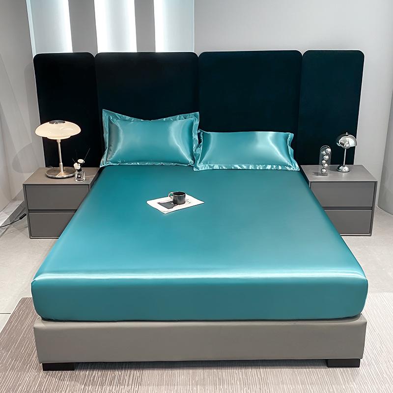 Трансграничный матрас из стираного шелка, матрас из бамбукового волокна, водонепроницаемый матрас, барьер от мочи, нескользящий фиксированный полностью закрытый защитный чехол для матраса