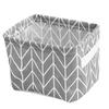 Rectangular Fabric Basket Storage Basket Portable Waterproof Bath Basket Sundries Basket Desktop Storage Basket Blue Storage Basket