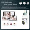1080P Wi-Fi IP-камера для улицы, 4-кратный цифровой зум, AI, обнаружение человека, беспроводная камера, камера видеонаблюдения, панорамный мониторинг, двусторонний аудиовызов