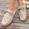Модная женская повседневная обувь Тренд Шнуровка Обувь для женщин Мягкая подошва Балетки Удобные женские кроссовки Женская обувь Zapatos Para Mujeres