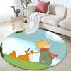 The Little Prince2 Round Area Rug,Carpet Rug for Living Room Bedroom Sofa Playroom Decor,Non-slip Floor Mat