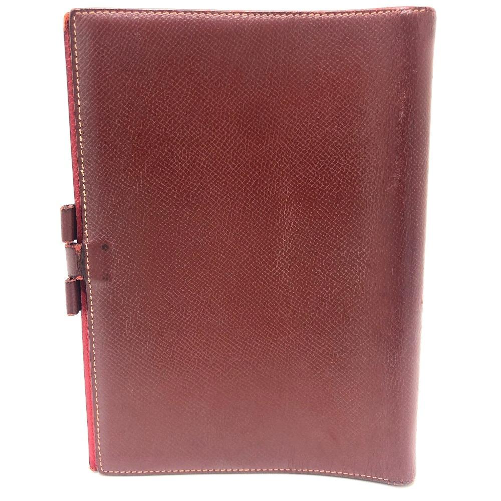 HERMES AgendaGM AgendaCover Notebook Cover Notebook cover Epsom Rouge Ash