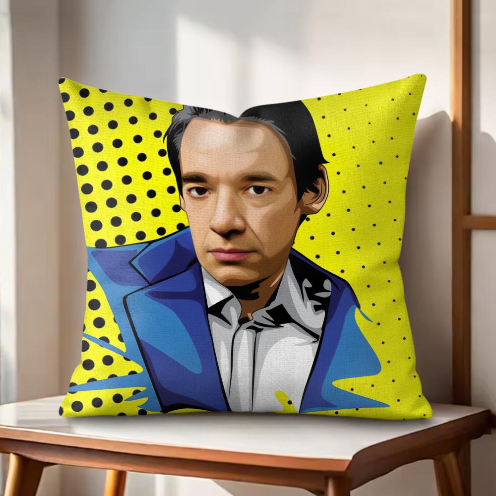 OOnly Fools And HHorses Cushion Cover Natural Linen Organic Fabric DoubleSided Printing Couch Pillow Covers Home Decor