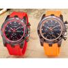 Sports Silicone Watch Luxury Analog Quartz Modern Men Fashion Wrist Watch