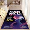 Music Show Cosmic Design Carpet suitable as a non-slip mat for the living room or bedroom sofa