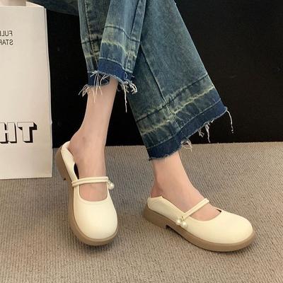 Маленькие кожаные туфли весна и лето одинарные туфли новые лоферы с двумя вариантами носки нежные французские одинарные туфли удобные