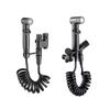 HLK Brass Bidet with Modern Vertical Spray Gun Wall-Mounted for Kitchen Hotel Bathroom Use Easy Installation