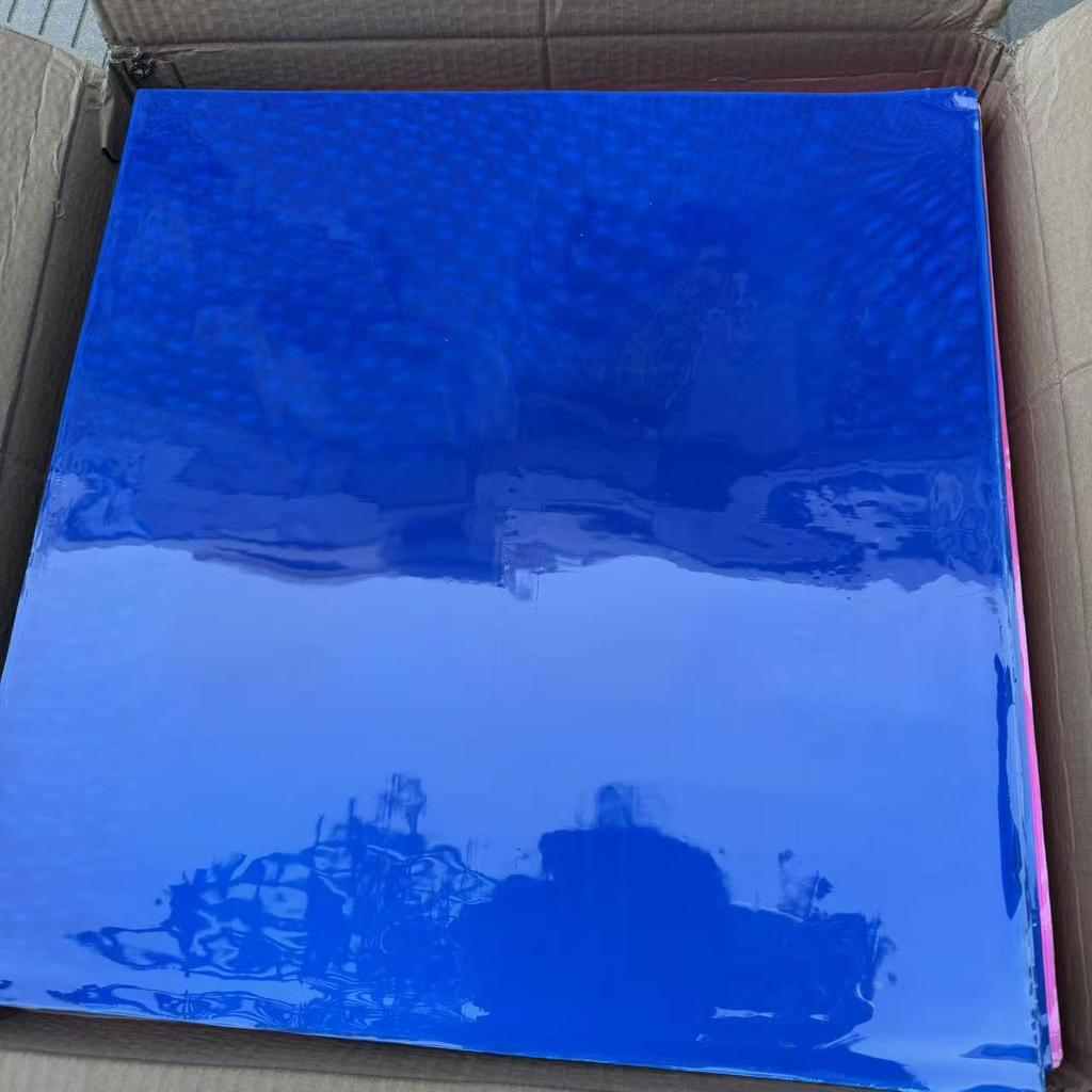 Royal Blue Reflective PVC Film: Eco-Friendly, Ultra-Bright, Waterproof Engineering Grade Warning Sheet.