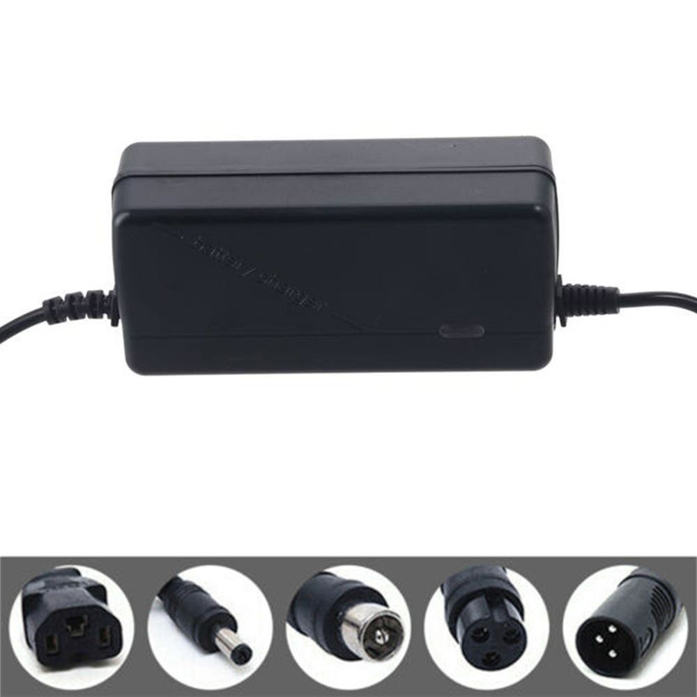 Safety E-bike DC Head Power Adapter Lithium Electric Bicycle Power Supply Battery Charger