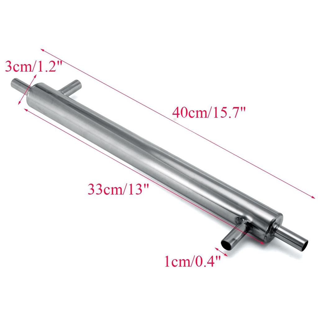 Stainless Steel External Cooling Pipe Tube Distiller Condenser for Brewery 16''