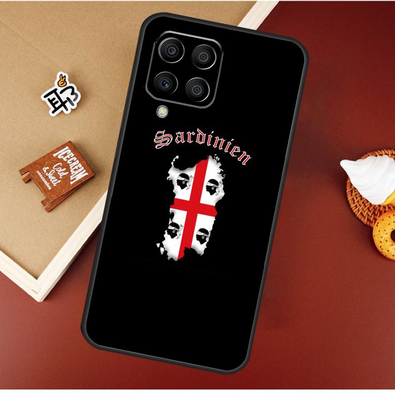 Flag of Sardinia Case For Samsung Galaxy M55 M35 M15 M56 M36 M16 M06 M31 M13 M33 M53 M12 M32 M52 M14 M34 M54