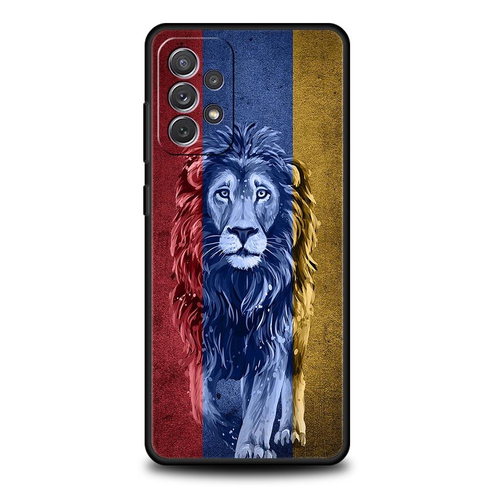 Чехол для телефона с армянским флагом Армении для Samsung Galaxy A13 A51 A71 A41 A31 A21S A11 A03S A12 A32 A52 A22 A23 A33 A53 A73 5G