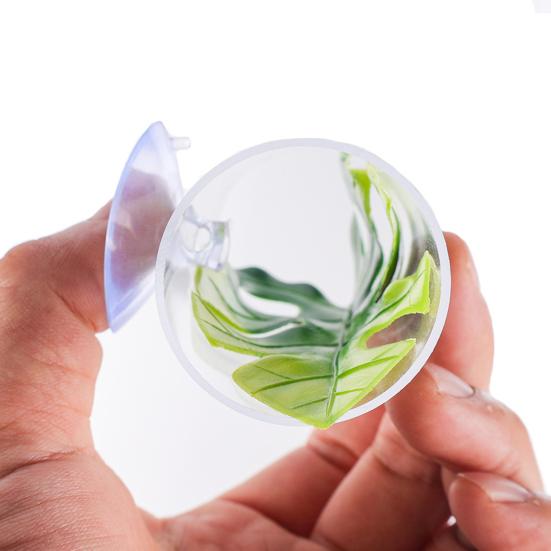 Акриловая труба-туннель для рыбок Betta. Полая пещера для рыбок Betta с листовой подушкой. Аксессуары для аквариума. Место для размножения мелких рыб. Укрытие. Улучшение среды обитания.