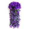 2 шт. подвесной искусственный фиолетовый цветок устойчивый к ультрафиолетовому излучению реалистичный искусственный шелковый цветок виноградная лоза свадьба