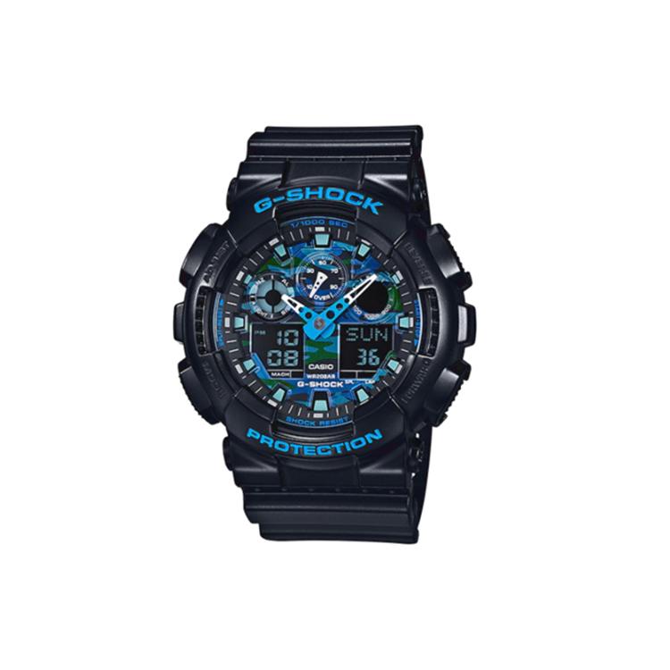 Casio Женские часы G-SHOCK Синие GA-100CB-1 GA-100CB-1