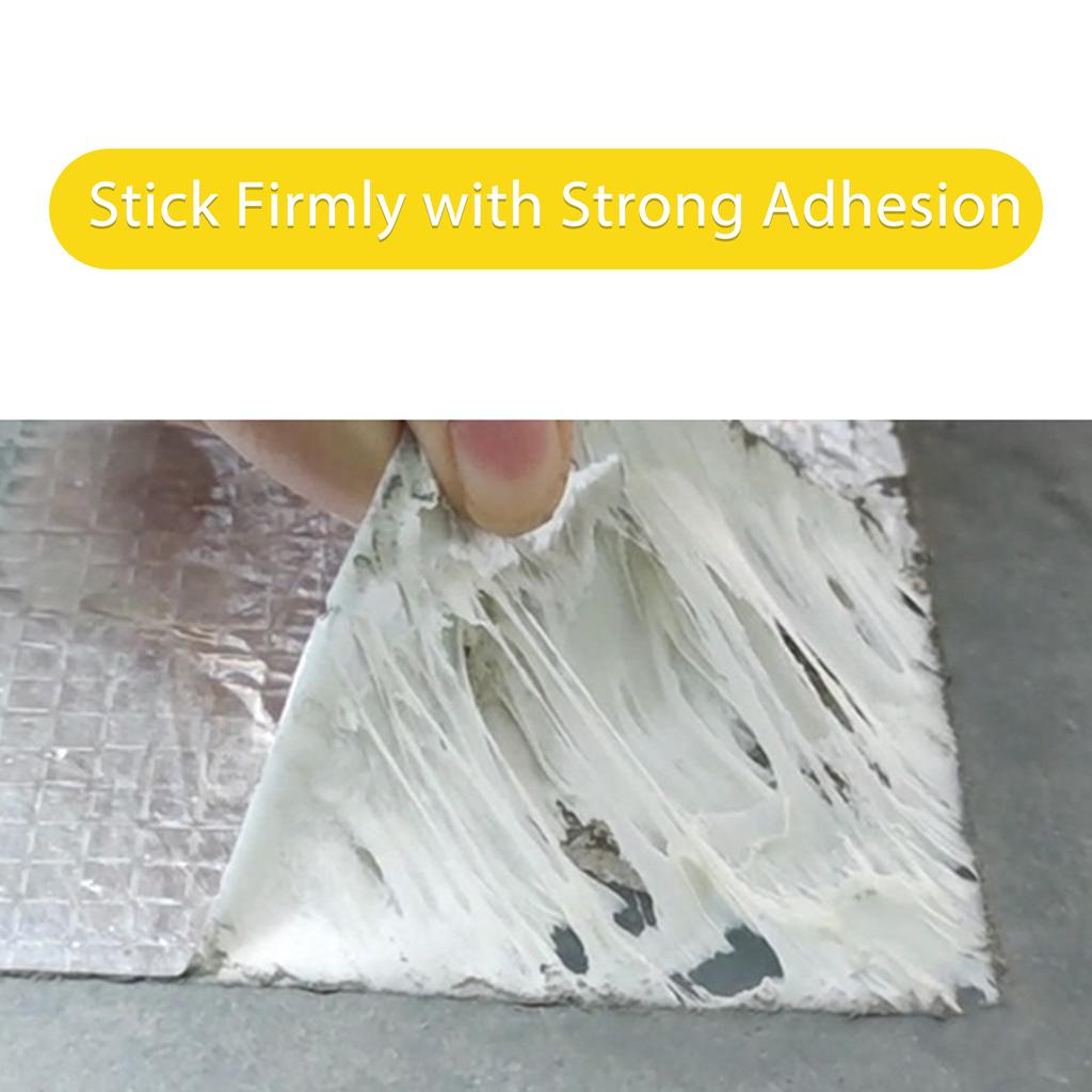 Бутиловая лента водонепроницаемая алюминиевая фольга 100 мм ширина 10 м длина самоклеящаяся для герметизации