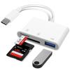 Японский производитель Hanx Corporation предлагает USB Type-C кард-ридер 3-в-1 для SD-карт с руководством по настройке и поддержкой на территории страны.. Функции включают USB 3.0
