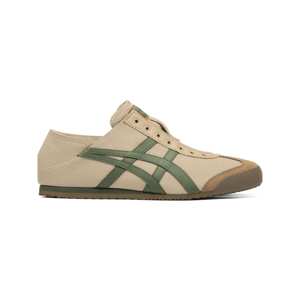 ONITSUKA TIGER Mexico 66 Paraty Ткань Классические Модные Удобные Повседневные Кроссовки Унисекс Бежевые 1183A437-253