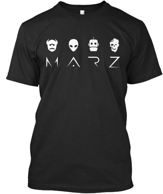 MARZ Monsters Aliens Robots Zombies TShirt Made in the USA Size S to 5XL Unisex T-Shirt
