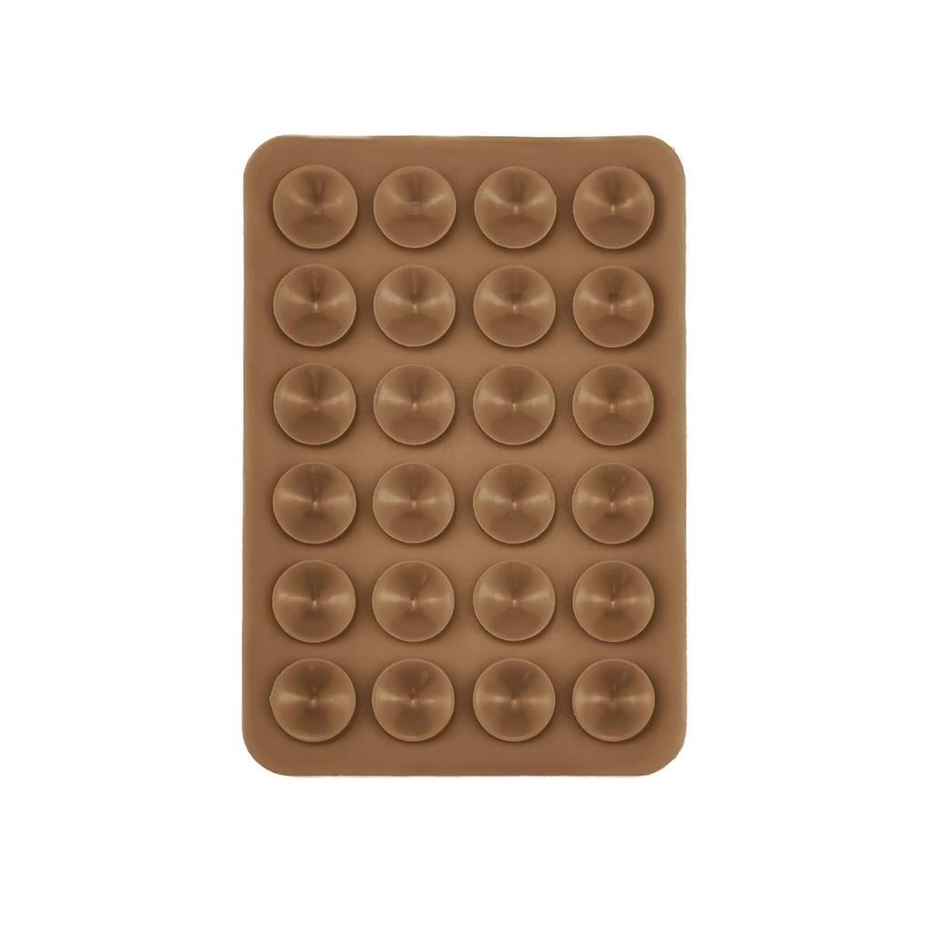 Черная силиконовая противоскользящая подставка для телефона: 24 Портативные, Минималистичные Наклейки на Присосках