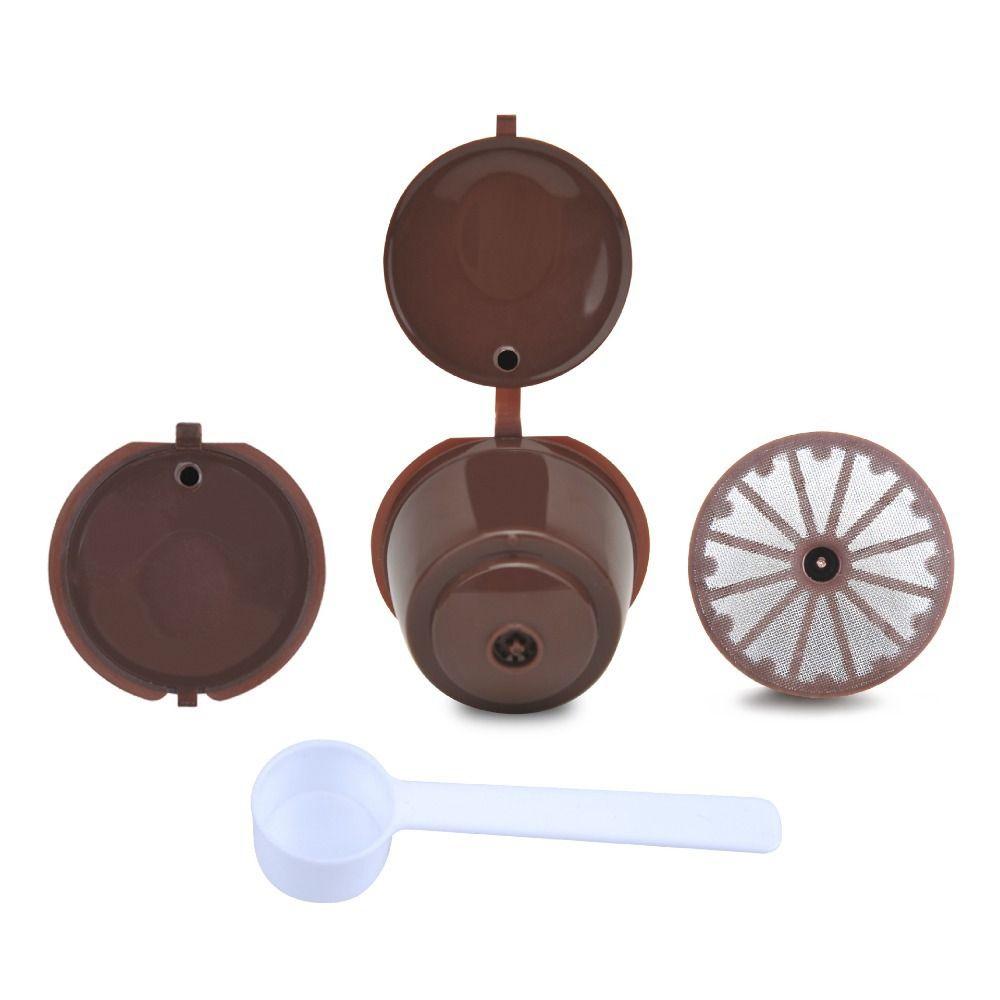3pcs Caps Spoon Brush Coffee Filter Baskets for Nescafe Dolce Gusto Machine Coffee Machine