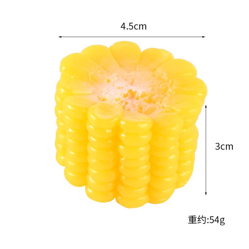 Имитация кукурузы Искусственная еда Овощ Кухонный реквизит Осеннее украшение Отель Ресторан Витрина Модель еды Домашний декор