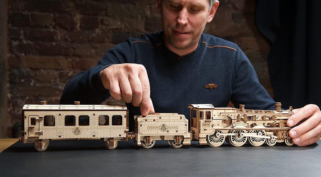 UGEARS Гарри Поттер Хогвартс-Экспресс Деревянная поделка Без клея и инструментов Головоломка для взрослых, Модель, Требуется,