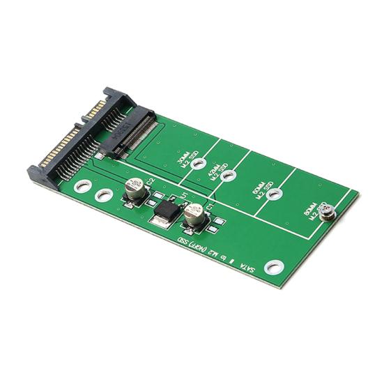 Адаптерная карта M.2 SSD к SATA Высокоскоростная передача Рассеивание тепла Простая установка Конвертер твердотельного накопителя