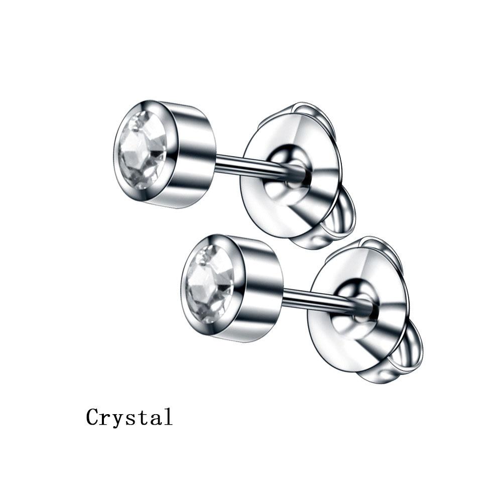 2 шт./1 пара ювелирных изделий для тела серьги-гвоздики с драгоценными камнями серьги для прокалывания хряща уха золото/серебро пистолет для камней по знаку зодиака 316 нержавеющая сталь аксессуары для козелка