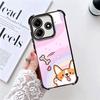 Corgi Dog Cute Plating Phone Case For Xiaomi Redmi Note 14 15 Pro Plus 13 12 11 11S 11T 10 9S 9 5G Anti-Fall Airabag Cover