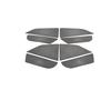 For Volkswagen VW Passat      Stainless Steel Car Inner Door Audio Speaker Covers Accessories Decoration