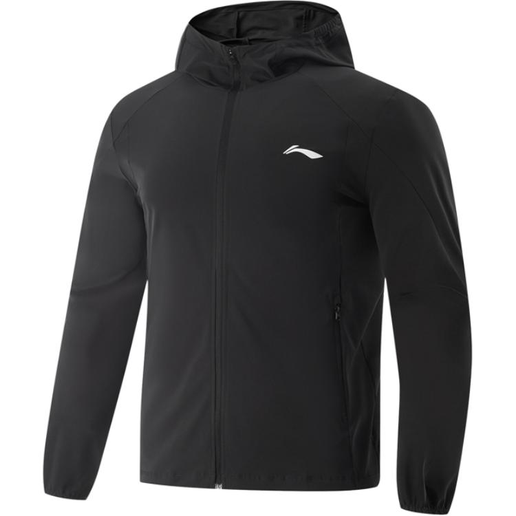 Li-Ning Легкий Удобный Простой Модный Повседневный Спортивный Ветровка Мужская Верхняя одежда AFDV931-1