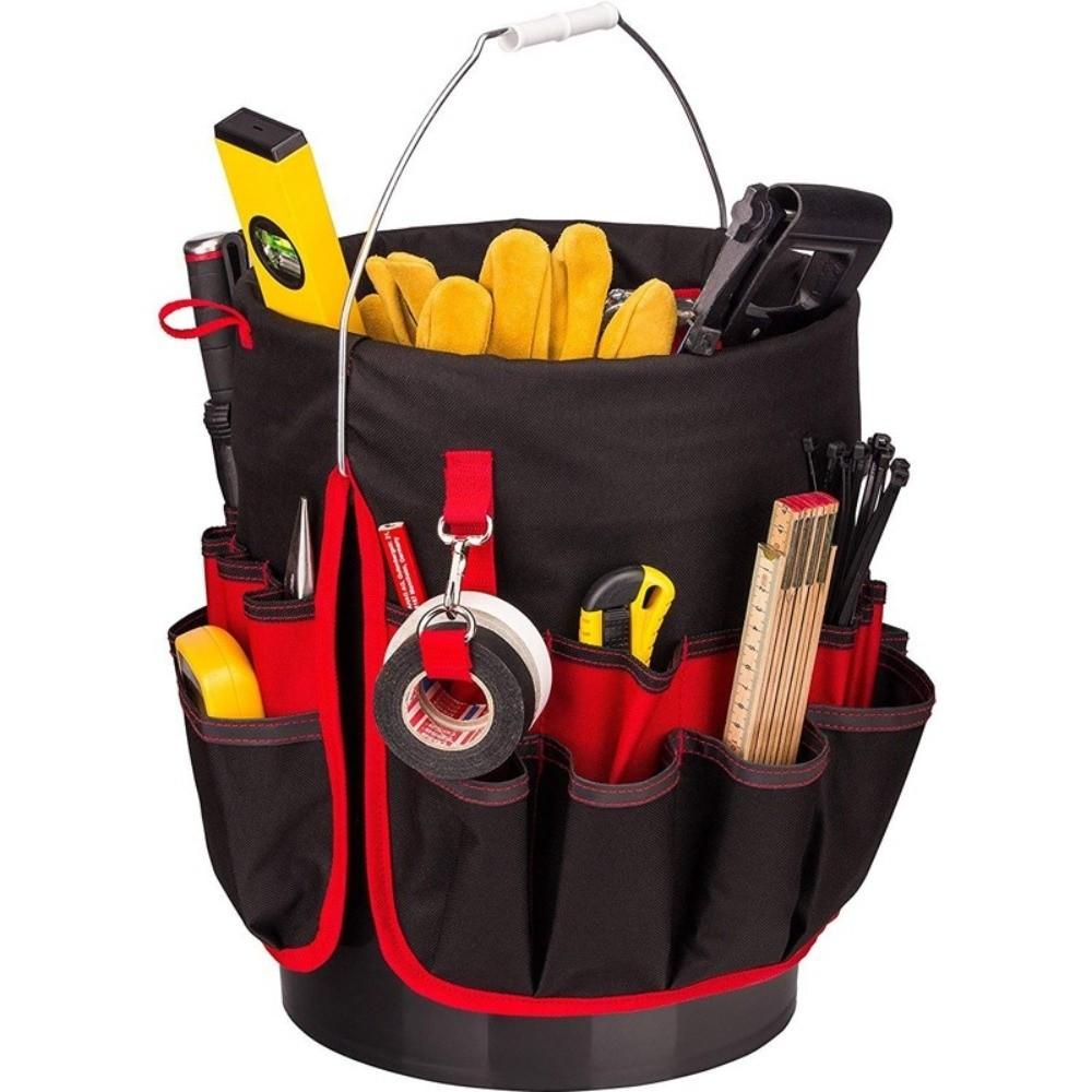 Pocket Organizer Tool Bucket Storage Bag Multi-Purpose Belt Organizer Waist Pouch Garden Repair