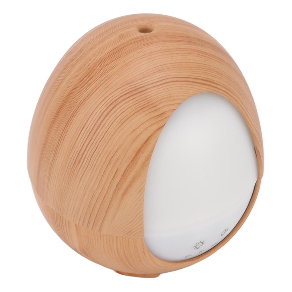 Ароматерапевтический увлажнитель воздуха 200 мл с дистанционным управлением, настольный увлажнитель с рисунком под дерево и светодиодной подсветкой