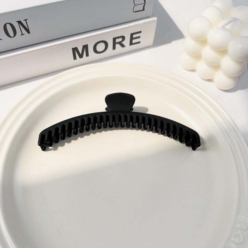 Зажим-краб матовый класса люксЖенственный шарм Заколка-акула для прически сзади на голове Аксессуар для волос