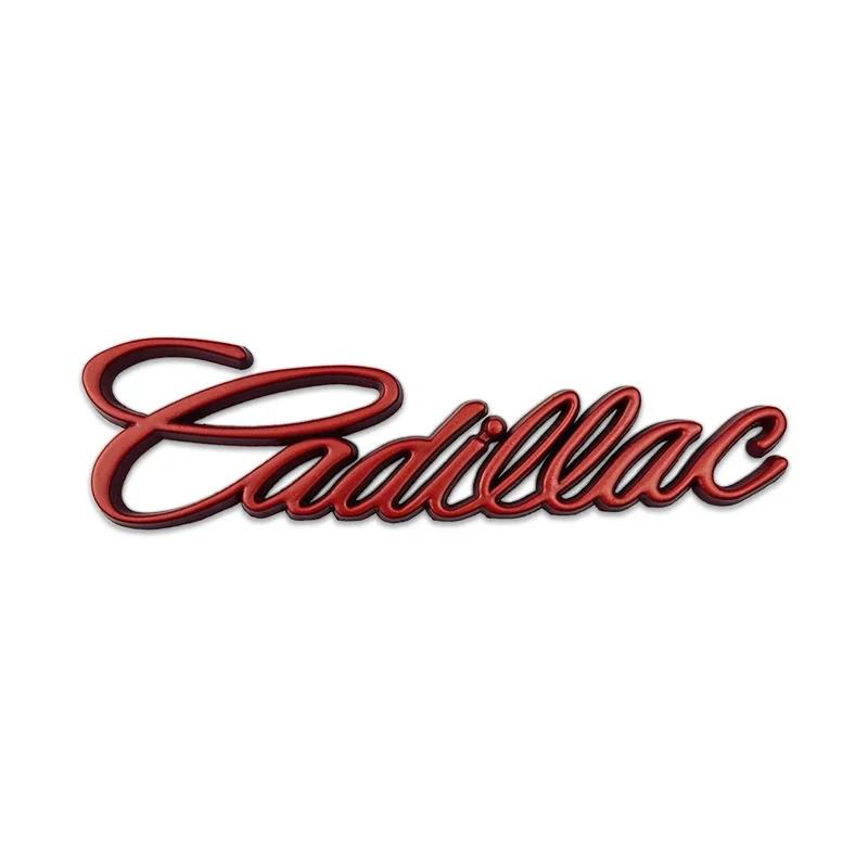 9.5x2.5cm Car Fender Side Sticker Rear Trunk Metal Emblem for Cadillac Escalade ATS BLS CT4 CTS EXT STS XLR XT4 XT5 Deville DTS